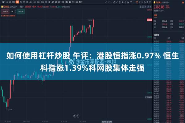 如何使用杠杆炒股 午评：港股恒指涨0.97% 恒生科指涨1.39%科网股集体走强